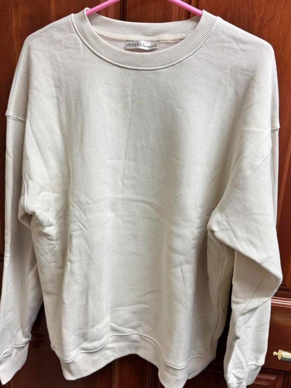 New! Zenana Sweatshirt, Size M